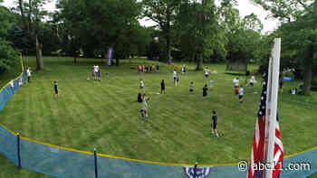 Love Sports? Fun Fieldz brings a miniaturized authentic sports field to your backyard!