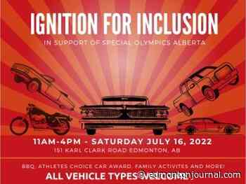 Law Enforcement Torch Run car show for Special Olympics in south Edmonton Saturday