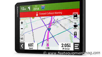 Garmin adds built-in dash cam to its trucking navigation - Fleet Equipment Magazine