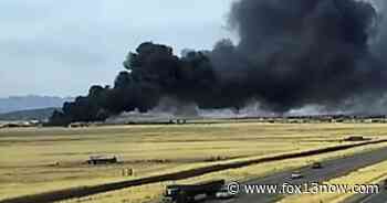 Tire plant catches fire in Fillmore - FOX 13 News Utah