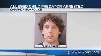 Alleged child predator arrested in Canandaigua
