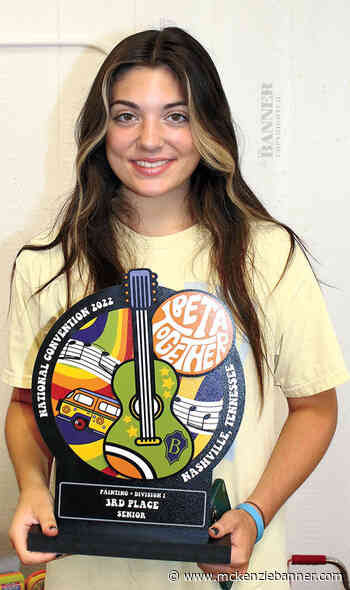 Warman Places Third at National Beta Convention - The Mckenzie Banner