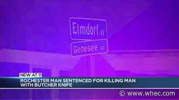 Rochester man sentenced to 18 years for murder with butcher knife