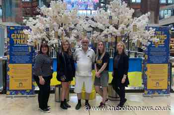 Market Place places two trees of hope to help Ukrainian refugees