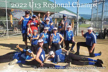 Cache Creek U13 girls' softball team brings home gold medal – Ashcroft Cache Creek Journal - Ashcroft Cache Creek Journal