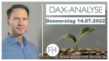 DAX-Morgenanalyse: DAX-Morgenanalyse nach dem US-Inflationsschock