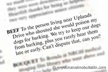Beefs & Bouquets, July 13 - Nanaimo Bulletin