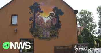 Grootouders laten hun 2 kleinkinderen vereeuwigen als muurschildering in Zwalm - VRT NWS