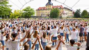 Sommerparty des GSG in Zeitz: „Es lebe das Leben“ heißt es im Schlosspark Moritzburg Zeitz mit 400 Akteuren - Mitteldeutsche Zeitung