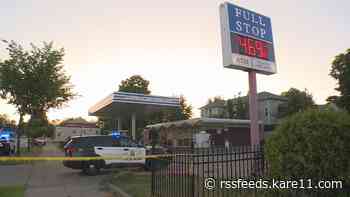 Four shot outside north Minneapolis gas station