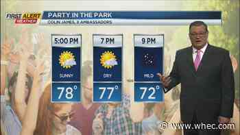 First Alert Forecast: Tracking sunny weekend weather with more heat and humidity