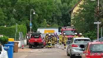 Bagger trifft Gasleitung: Mehrere Straßen in Rodenbach evakuiert - SWR Aktuell