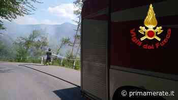 Incendio boschivo: urgente l'intervento dei Vigili del Fuoco - Prima Merate