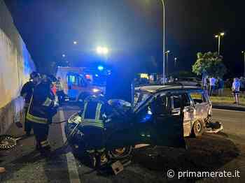 Schianto contro un muro, gravi padre e figlio - Prima Merate