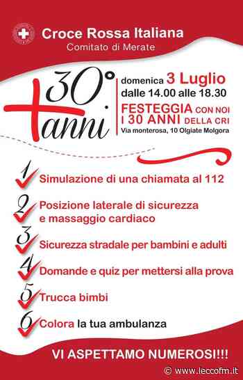 LA CROCE ROSSA DI MERATE FESTEGGIA 30 ANNI - Lecco FM