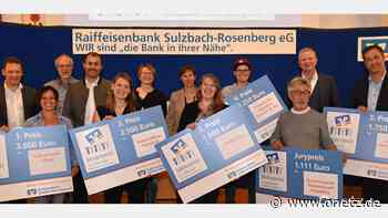 Förderpreis der Raiffeisenbank Sulzbach-Rosenberg e.G. überreicht - Onetz.de