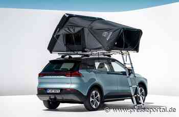 Grenzenlose Freiheit: Aiways U5 SUV wird mit Dachzelt zum nachhaltigen Mikrocamper