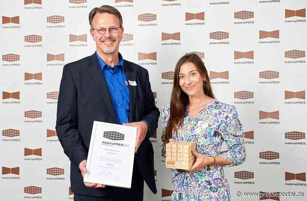 materialPREIS 2022 für LIGNOLOC® mit Kopf