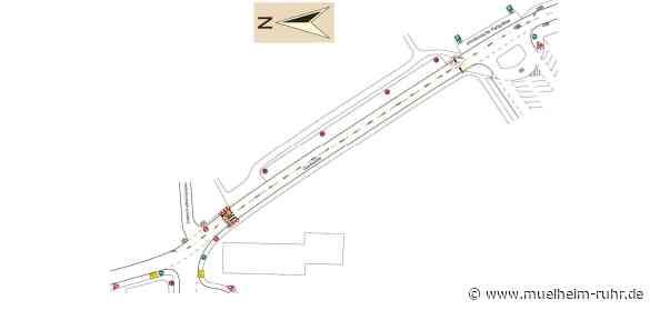 Abschnitt der Oberheidstraße nur in eine Richtung frei