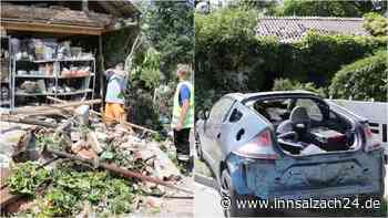 Nach Crash in Werkstattgebäude in Aschau am Inn: Flüchtiger Fahrer (19) stellt sich