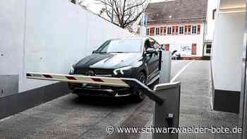 Neue Tiefgarage in Nagold - Kunden klagen über Stromschlag beim Ticketziehen - Schwarzwälder Bote