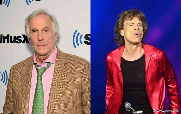 Henry Winkler “slunk out” of restaurant after awkward Mick Jagger encounter