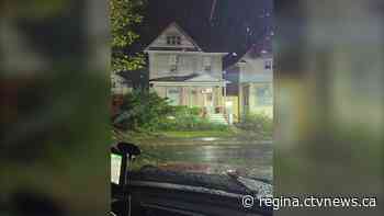Emergency crews respond after Regina home struck by lightning overnight