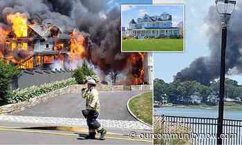 Young boy is credited with saving painter as multimillion-dollar mansion in Massachusetts is completely razed to the ground in massive fire after it changed owners just a MONTH ago - ourcommunitynow.com