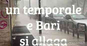 Bomba d'acqua a Bari: strade come fiumi, per attraversarle non basta l'auto - La Gazzetta del Mezzogiorno