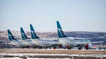 Service being restored across WestJet network after train derailment disrupts fibre lines