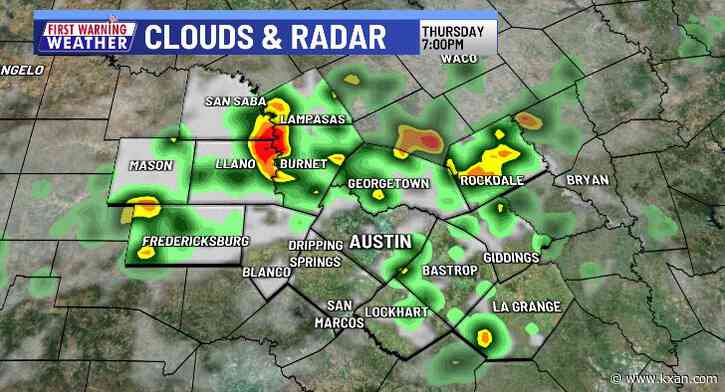 Broken line of thunderstorms to bring gusty winds, areas of welcome rain