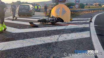 Incidente in autostrada a Moncalieri: auto contro moto, il centauro finisce all'ospedale - TorinoToday