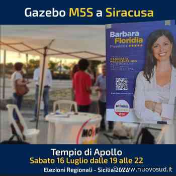Siracusa, il M5S appoggia Barbara Floridia alle presidenziali: gazebo al Tempio di Apollo - Nuovo Sud