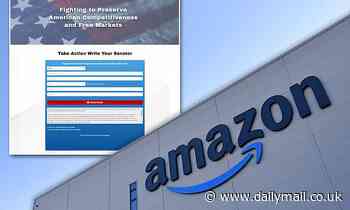 Amazon secretly gives over $1 million to coalition opposing new antitrust regulation 