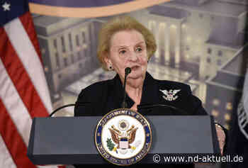 Madeleine Albright / Nachruf: Notfalls auch mit Gewalt (nd-aktuell.de) - nd - Journalismus von links