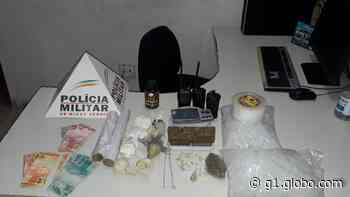 Drogas são apreendidas em terreno de residência em Visconde do Rio Branco - Globo