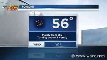 First Alert Weather: Smooth sailing into the weekend, then heat and humidity returns