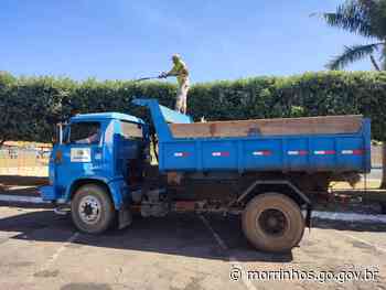 Secretaria de Obras em movimento - agenda de serviços - morrinhos.go.gov.br