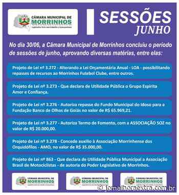 CÂMARA MUNICIPAL DE MORRINHOS – Jornal Hora Extra - Jornal Hora Extra