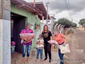 Primeira-dama entrega cobertores para comunidade morrinhense - morrinhos.go.gov.br
