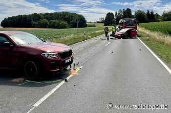 Schwerer Unfall in Detmold: Wegen Hummel in den Gegenverkehr - Radio Lippe