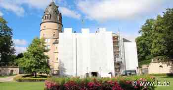 Wandstücke heruntergefallen: Schlossfassade wird saniert | Lokale Nachrichten aus Detmold - Lippische Landes-Zeitung