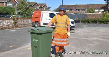 Binman banned from wearing shorts opts for fluorescent kilt - Hull Live