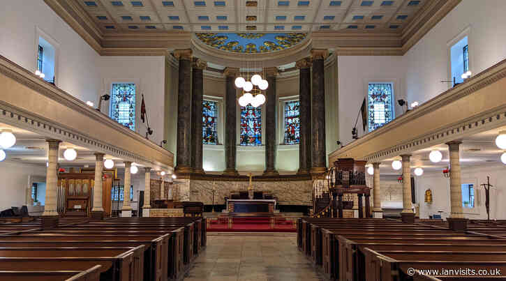 Inside the 200-year old St Pancras New Church