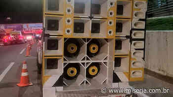 Paredão de som apreendido em Crato causando perturbação ao sossego público - Site Miséria