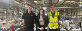 College students complete degree partnership with Accrington company