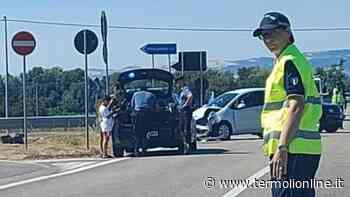Scontro tra due auto sulla statale 87 - Termoli Online