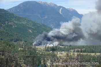 Wildfire near Lytton grows to 250 ha., possibly 3 structures lost