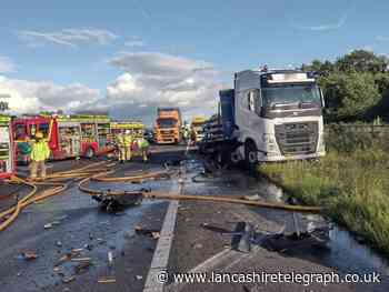 M6 closed following serious crash between lorries