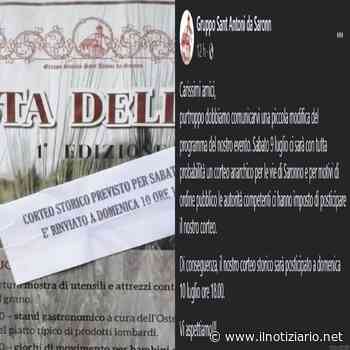 A Saronno un possibile corteo non autorizzato fa spostare quello certo e autorizzato - - Il Notiziario